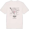 Söder karta t-shirt