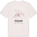 Söderhamn karta t-shirt