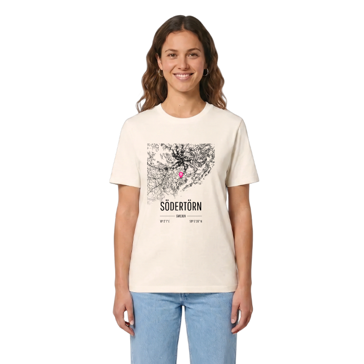Södertörn karta t-shirt – t-shirt från PinShirt