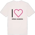 Jag älskar Södra Hagberg t-shirt stort tryck