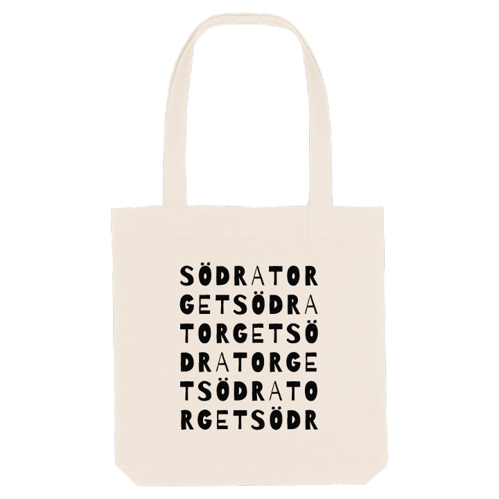 Södra Torget ordlek tygkasse – tygkasse från PinShirt
