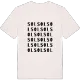 Sol ordlek t-shirt