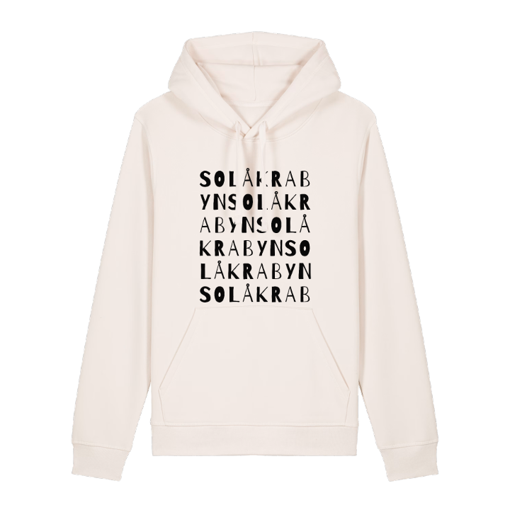 Solåkrabyn ordlek hoodie – hoodie från PinShirt