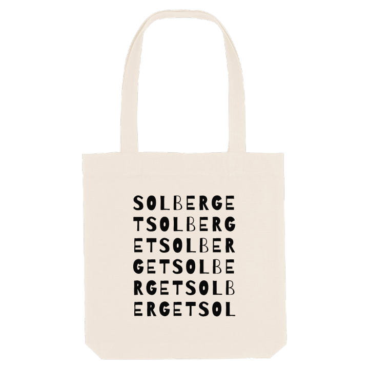 Solberget ordlek tygkasse – tygkasse från PinShirt