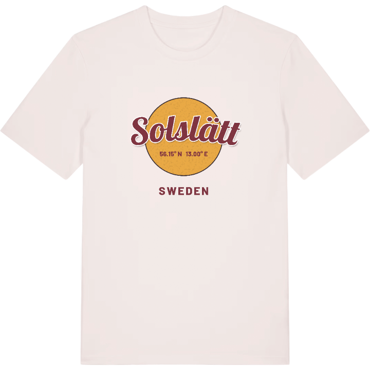 Solslätt cirkel t-shirt – t-shirt från PinShirt