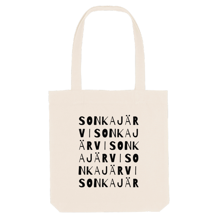 Sonkajärvi ordlek tygkasse – tygkasse från PinShirt