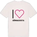 Jag älskar Sörnacksta t-shirt stort tryck