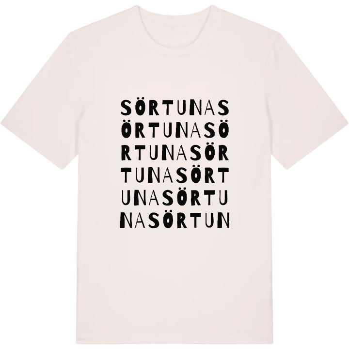 Sörtuna ordlek t-shirt – t-shirt från PinShirt