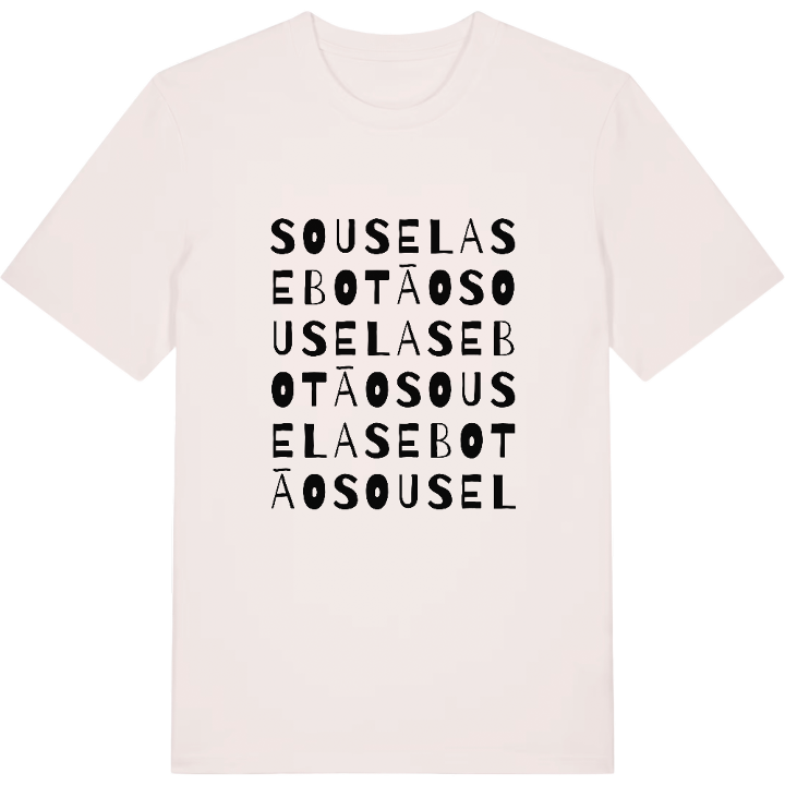 Souselas e Botão ordlek t-shirt – t-shirt från PinShirt