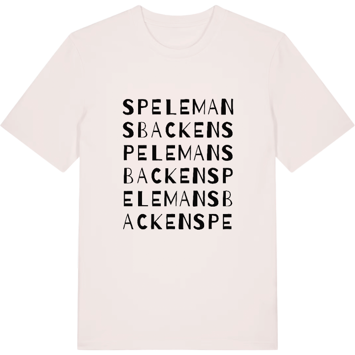Spelemansbacken ordlek t-shirt – t-shirt från PinShirt