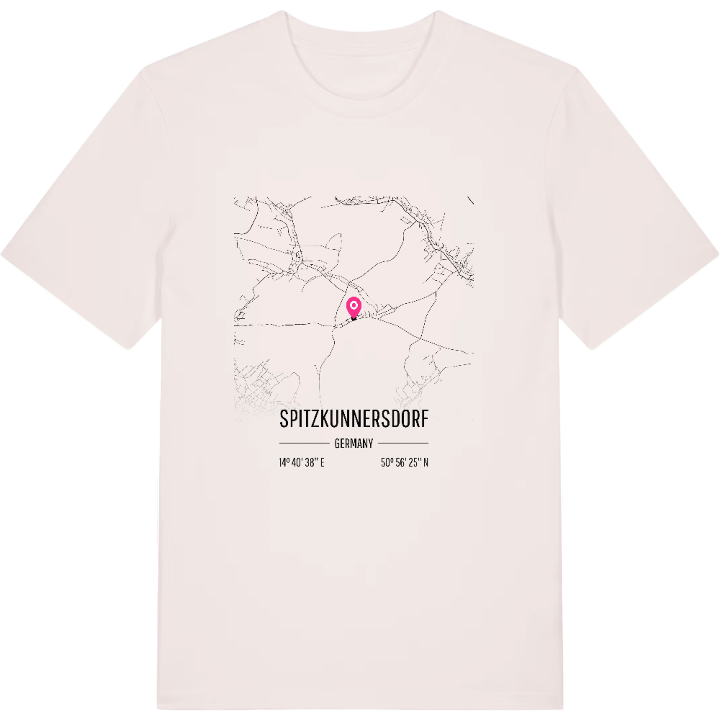 Spitzkunnersdorf karta t-shirt – t-shirt från PinShirt
