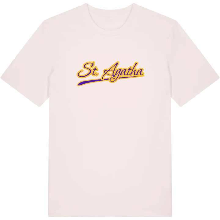St. Agatha baseball t-shirt – t-shirt från PinShirt