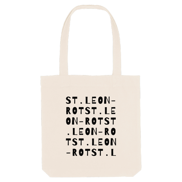 St. Leon-Rot ordlek tygkasse – tygkasse från PinShirt