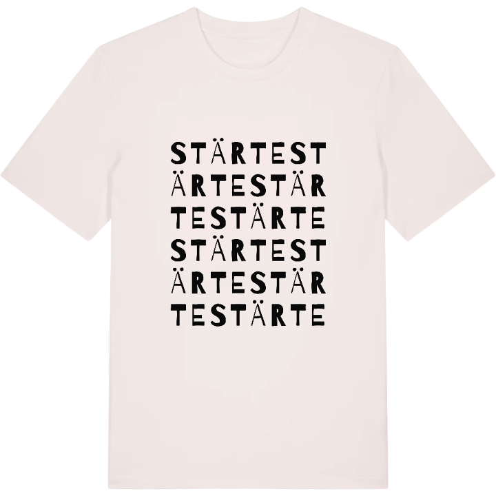 Stärte ordlek t-shirt – t-shirt från PinShirt