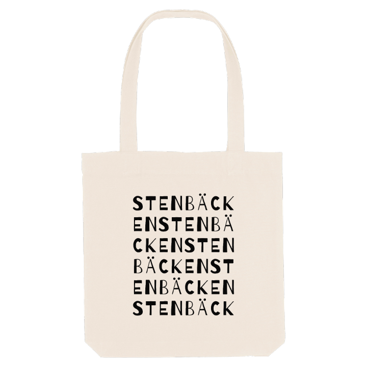 Stenbäcken ordlek tygkasse – tygkasse från PinShirt