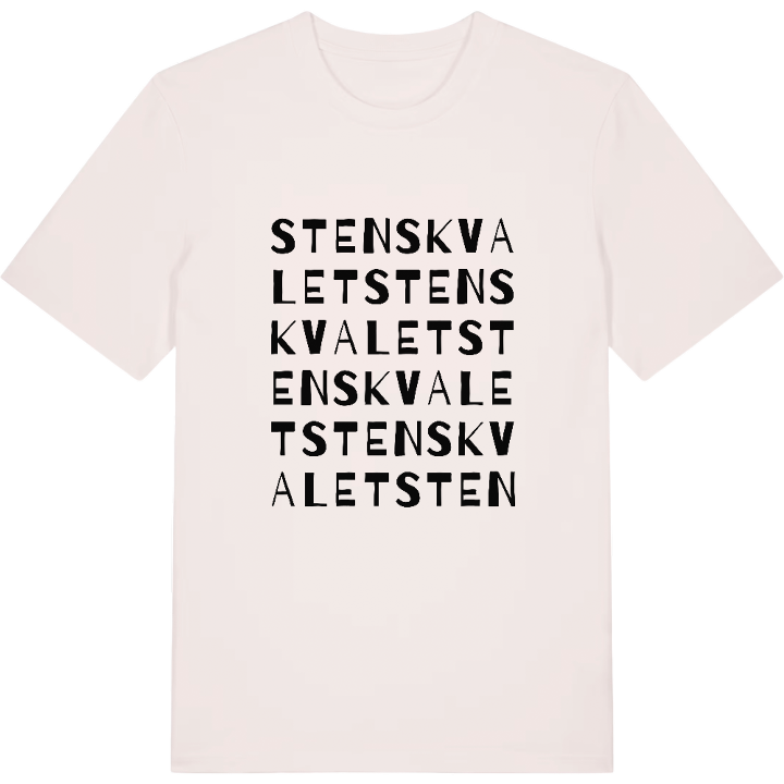 Stenskvalet ordlek t-shirt – t-shirt från PinShirt