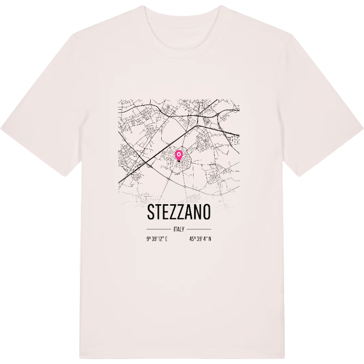 Stezzano karta t-shirt – t-shirt från PinShirt
