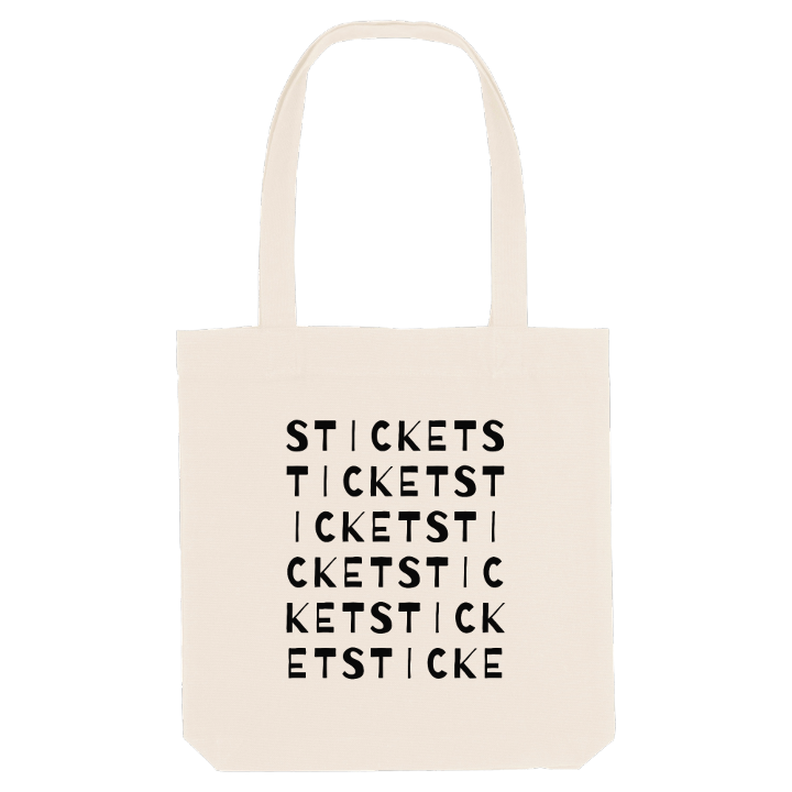 Sticket ordlek tygkasse – tygkasse från PinShirt