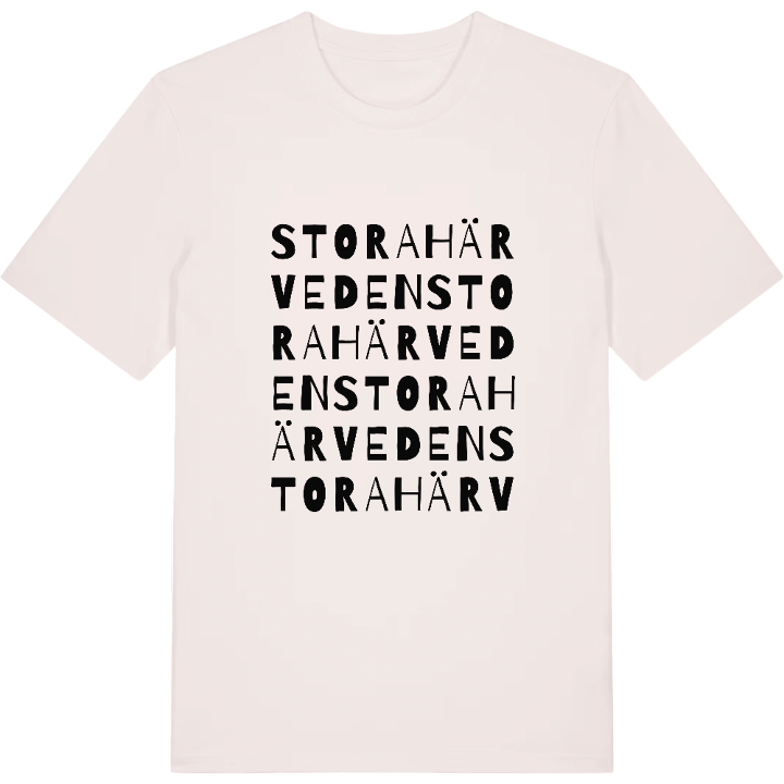 Stora Härveden ordlek t-shirt – t-shirt från PinShirt