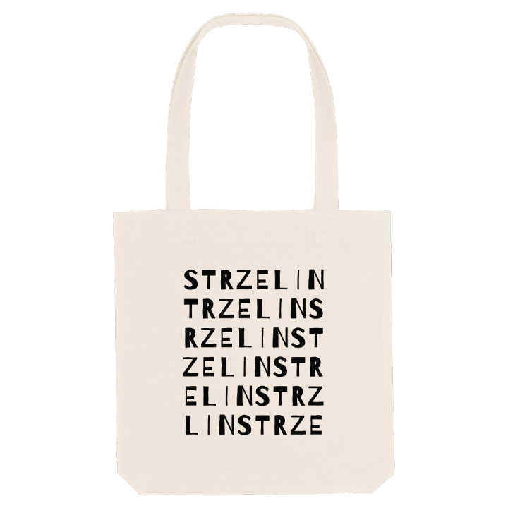 Strzelin ordlek tygkasse – tygkasse från PinShirt