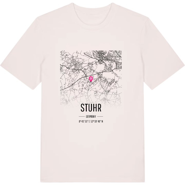 Stuhr karta t-shirt – t-shirt från PinShirt