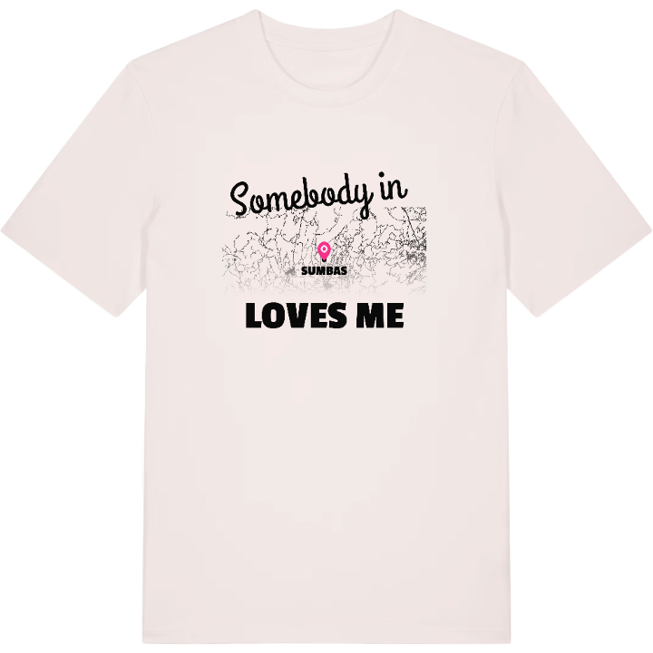 Någon i Sumbas älskar mig t-shirt – t-shirt från PinShirt