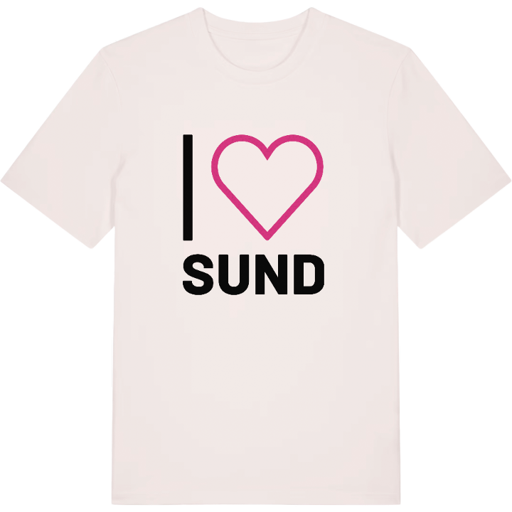 Jag älskar Sund t-shirt stort tryck – t-shirt från PinShirt