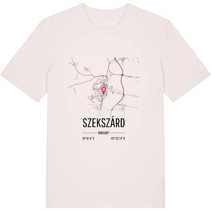 Szekszárd karta t-shirt – t-shirt från PinShirt