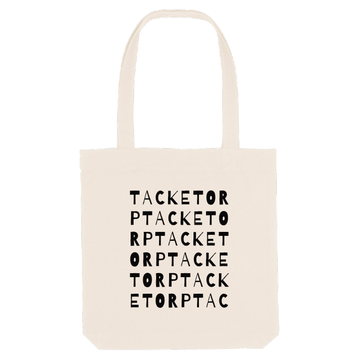 Tacketorp ordlek tygkasse – tygkasse från PinShirt