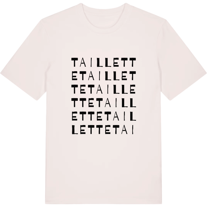 Taillette ordlek t-shirt – t-shirt från PinShirt