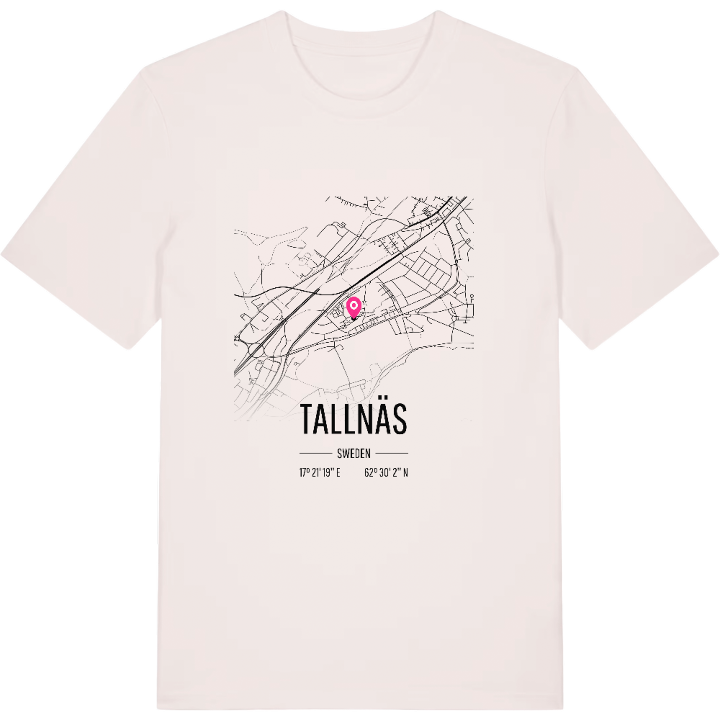 Tallnäs karta t-shirt – t-shirt från PinShirt