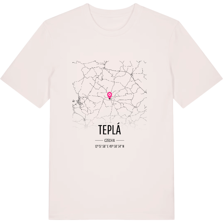 Teplá karta t-shirt – t-shirt från PinShirt