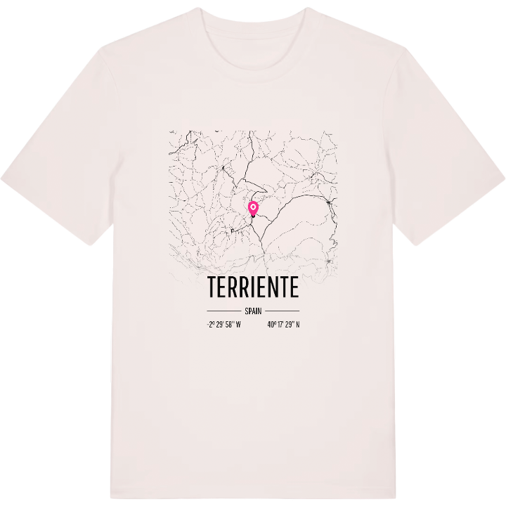 Terriente karta t-shirt – t-shirt från PinShirt