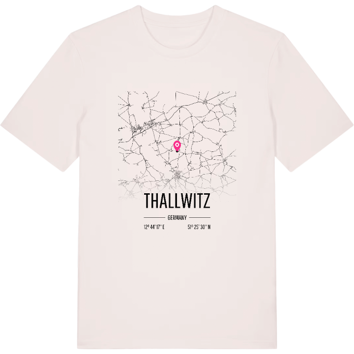 Thallwitz karta t-shirt – t-shirt från PinShirt