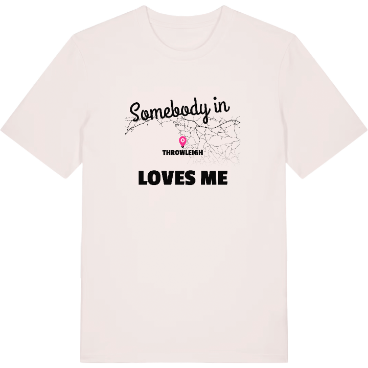 Någon i Throwleigh älskar mig t-shirt – t-shirt från PinShirt