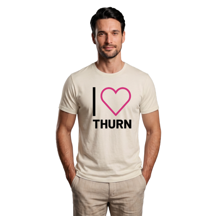 Jag älskar Thurn t-shirt stort tryck – t-shirt från PinShirt