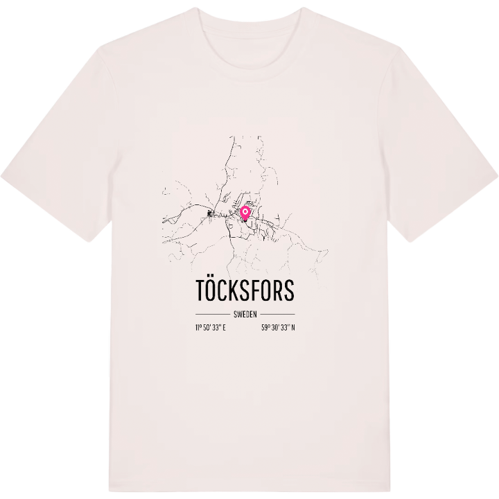 Töcksfors karta t-shirt – t-shirt från PinShirt
