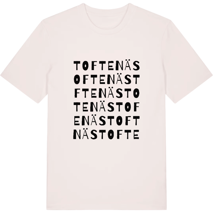 Toftenäs ordlek t-shirt – t-shirt från PinShirt