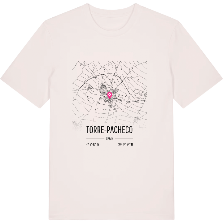 Torre-Pacheco karta t-shirt – t-shirt från PinShirt