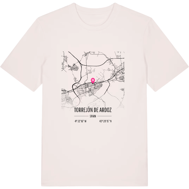 Torrejón de Ardoz karta t-shirt – t-shirt från PinShirt
