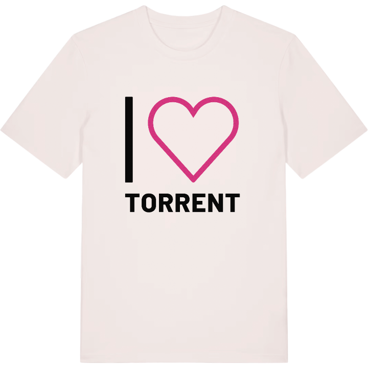 Jag älskar Torrent t-shirt stort tryck – t-shirt från PinShirt