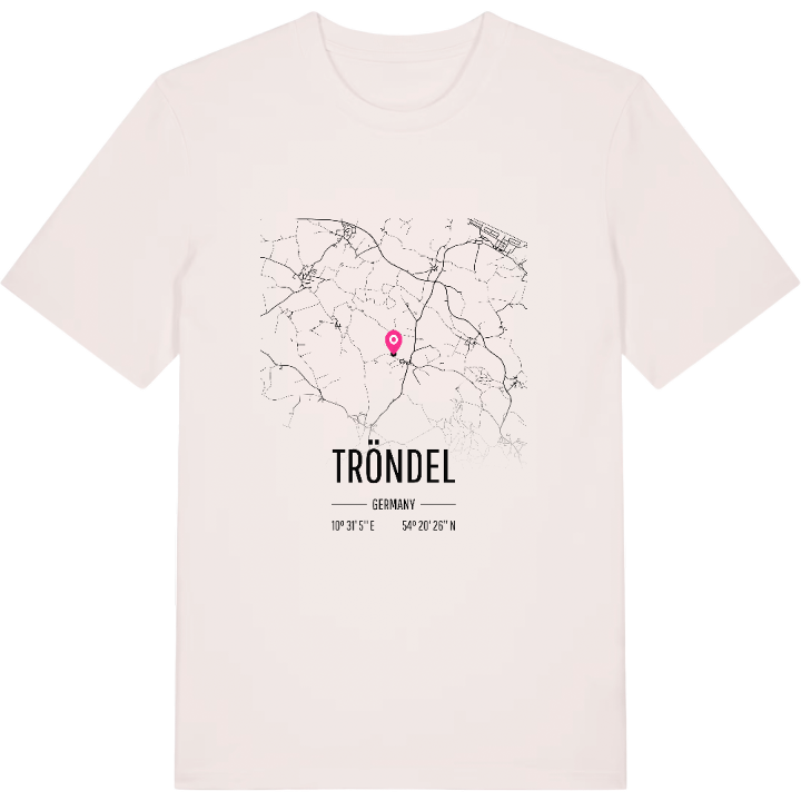 Tröndel karta t-shirt – t-shirt från PinShirt