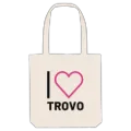 Jag älskar Trovo tygkasse stort tryck