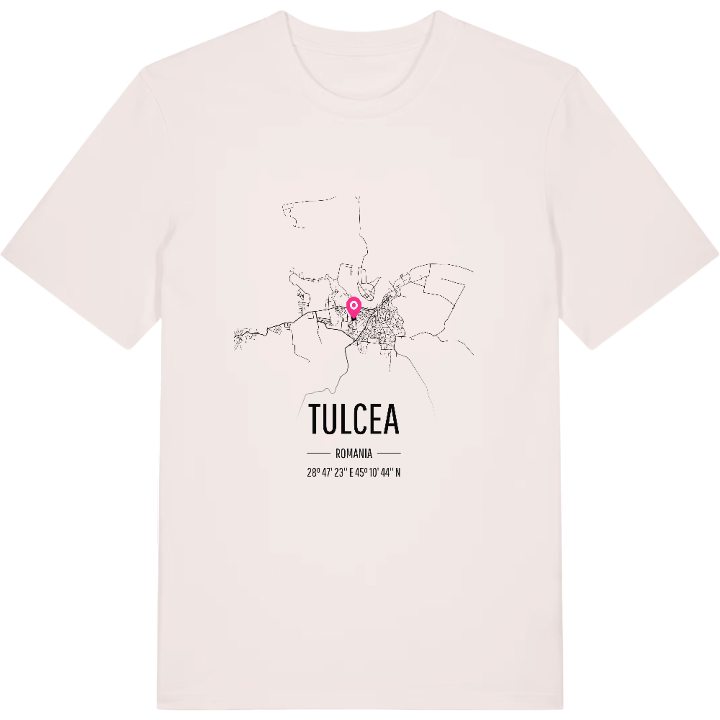 Tulcea karta t-shirt – t-shirt från PinShirt