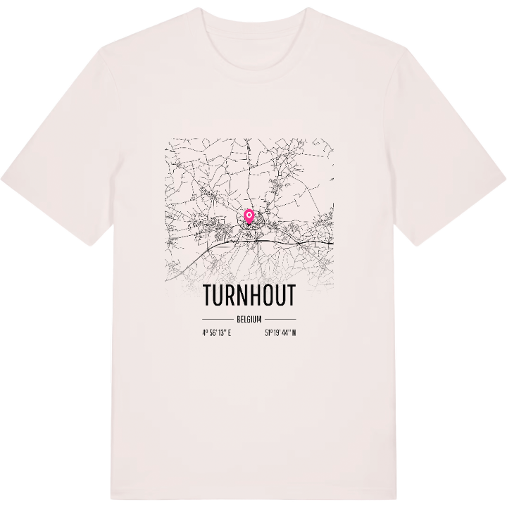 Turnhout karta t-shirt – t-shirt från PinShirt
