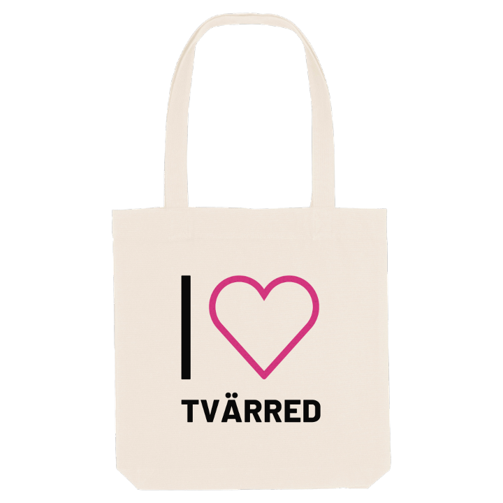 Jag älskar Tvärred tygkasse stort tryck – tygkasse från PinShirt