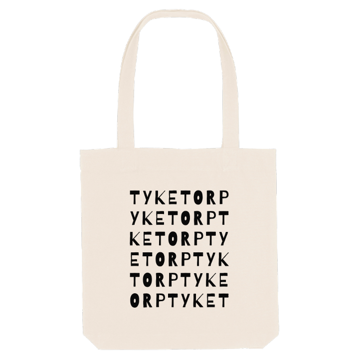 Tyketorp ordlek tygkasse – tygkasse från PinShirt