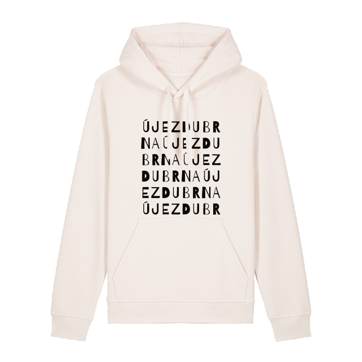 Újezd u Brna ordlek hoodie – hoodie från PinShirt