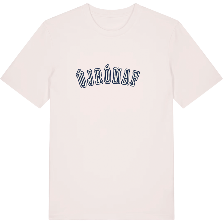 Újrónafő college t-shirt – t-shirt från PinShirt