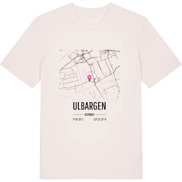 Ulbargen karta t-shirt – t-shirt från PinShirt